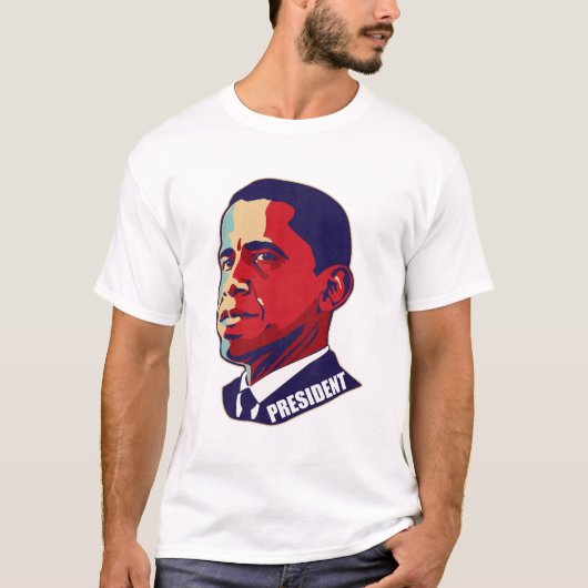 Präsident Obama T-Shirt (Vorderseite)