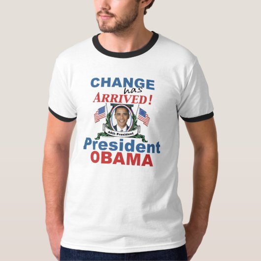 Präsident Obama T-shirt (Vorderseite)