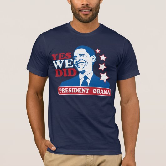 Präsident Obama T-Shirt (Vorderseite)