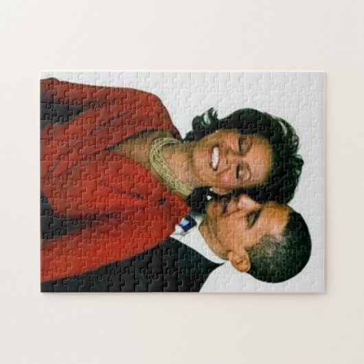 PRÄSIDENT OBAMA UND ERSTES LADY-PUZZLE PUZZLE (Horizontal)