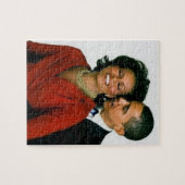 PRÄSIDENT OBAMA UND ERSTES LADY-PUZZLE PUZZLE (Horizontal)