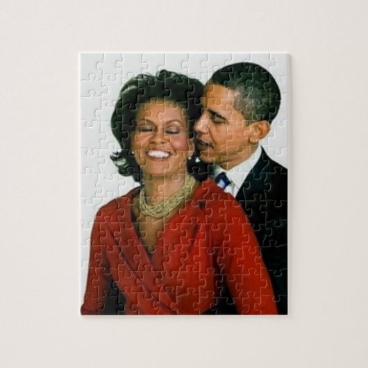 PRÄSIDENT OBAMA UND ERSTES LADY-PUZZLE PUZZLE (Vertikal)
