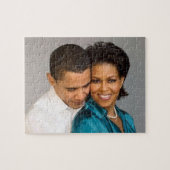 PRÄSIDENT OBAMA UND ERSTES LADY-PUZZLE PUZZLE (Horizontal)