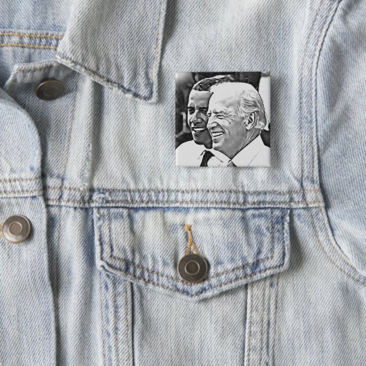 Präsident Obama und Vizepräsident Biden Button (Beispiel)