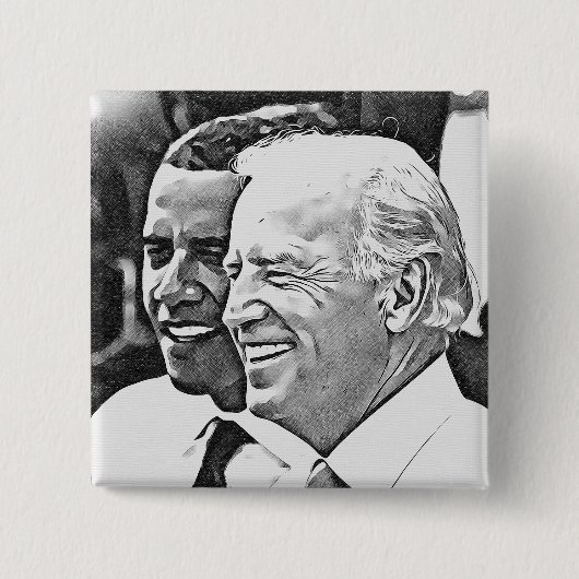 Präsident Obama und Vizepräsident Biden Button (Vorderseite)