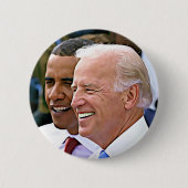 Präsident Obama und Vizepräsident Biden Button (Vorderseite)