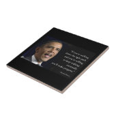 Präsident Obama und Zitat "Make Progress" Fliese (Seite)