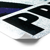 Präsident Obama VIntage Poster (Ecke)