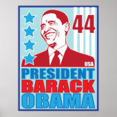 Präsident Obama Vintage Poster (Vorne)
