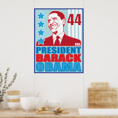 Präsident Obama Vintage Poster (Küche)