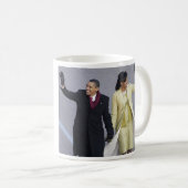 Präsident Obama WALK AUF PENNSYLVANIA-Allee Kaffeetasse (VorderseiteRechts)
