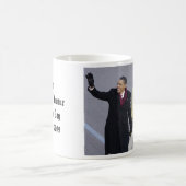 Präsident Obama WALK AUF PENNSYLVANIA-Allee Kaffeetasse (Mittel)