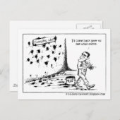 Präsident Obama wirft Mud Postkarte (Vorne/Hinten)