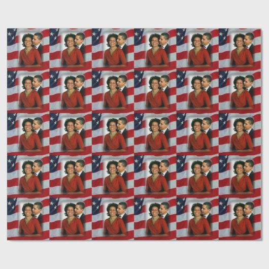 PRÄSIDENT OBAMA-WRAPPING PAPER GESCHENKPAPIER (Flach)