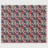 PRÄSIDENT OBAMA-WRAPPING PAPER GESCHENKPAPIER (Flach)