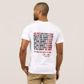 PRÄSIDENT OBAMA YWC-ONE VOICE SPEECH T-Shirt (Schwarz voll)