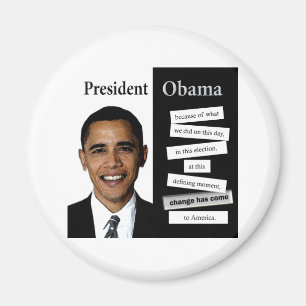 Präsident Obama Zitat Magnet