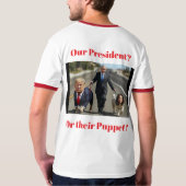Präsident oder Marionette T-Shirt (Rückseite)