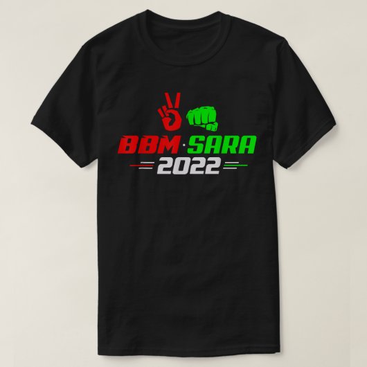 Präsident Peace Red BM Sara Bong Bong Marcos 2022 T-Shirt (Design vorne)