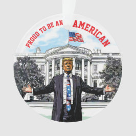 Präsident Proud American Acrylic Ornament