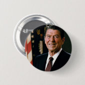 Präsident Reagan Button (Vorne & Hinten)