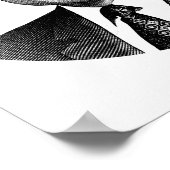 Präsident Richard Nixon Graphic Poster (Ecke)