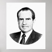 Präsident Richard Nixon Graphic Poster (Vorne)
