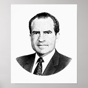 Präsident Richard Nixon Graphic Poster