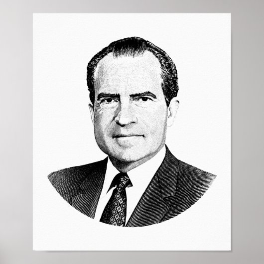 Präsident Richard Nixon Graphic Poster (Vorne)