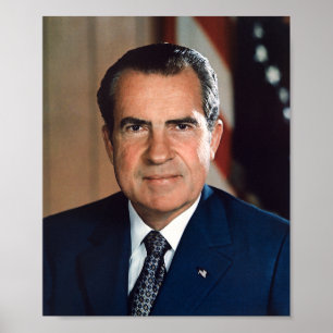 Präsident Richard Nixon Portrait Poster