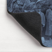 Präsident Roosevelt und John Muir — (Cyan) Mousepad (Ecke)