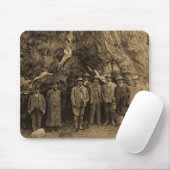 Präsident Roosevelt und John Muir unter (Sepia) Mousepad (Mit Mouse)