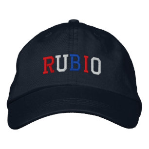 Präsident Rubio 2016 Red White Blue Patriotic Hat Bestickte Baseballkappe