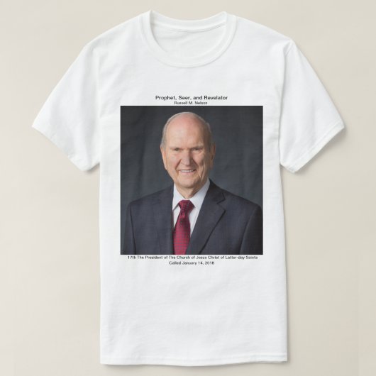Präsident Russell M. Nelson T-Shirt (Design vorne)