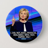 Präsident Super-Pac Button (Vorderseite)
