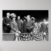 Präsident Taft and Nellie Taft At Baseball Game Poster (Vorne)