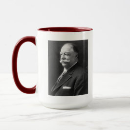 Präsident Taft Portrait u. Tatsachen-Tasse Tasse