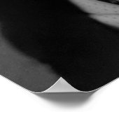 Präsident Theodore Roosevelt Black & White Poster (Ecke)