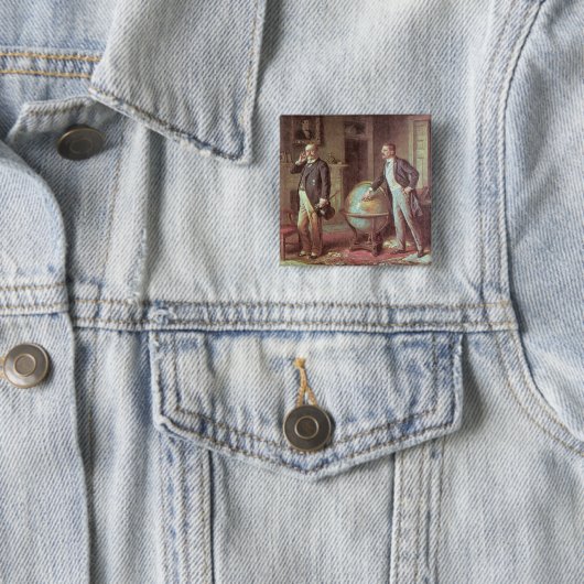 Präsident Theodore Roosevelt Button (Beispiel)