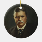 Präsident Theodore Roosevelt durch Keramikornament (Hinten)