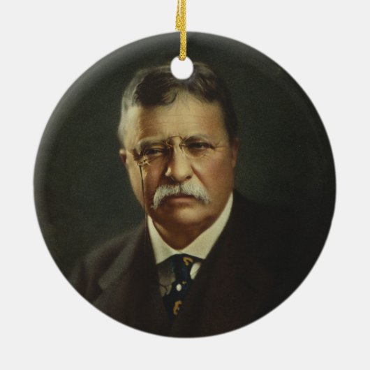Präsident Theodore Roosevelt durch Keramikornament (Hinten)