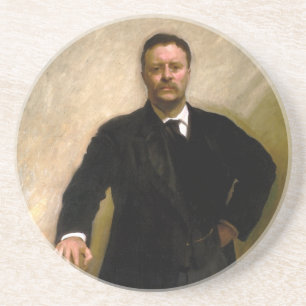 Präsident Theodore Roosevelt John Singer Sargent Sandstein Untersetzer