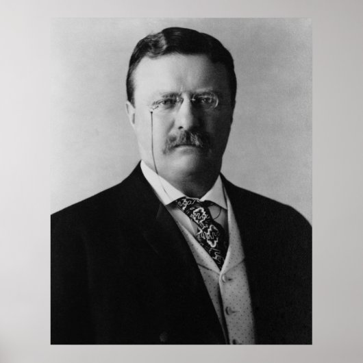 Präsident Theodore Roosevelt Portait Poster (Vorne)