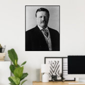 Präsident Theodore Roosevelt Portait Poster (Heimbüro)