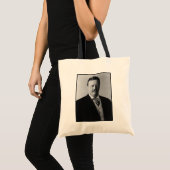 Präsident Theodore Roosevelt Portrait Große Tasche (Vorderseite (Produkt))