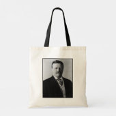 Präsident Theodore Roosevelt Portrait Große Tasche (Rückseite)