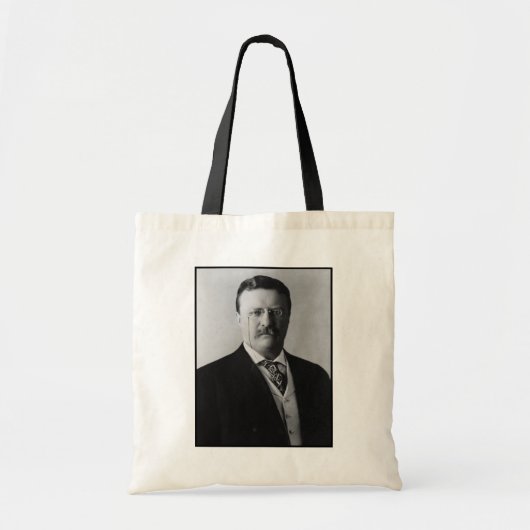 Präsident Theodore Roosevelt Portrait Große Tasche (Vorne)