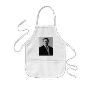 Präsident Theodore Roosevelt Portrait Kids Schürze