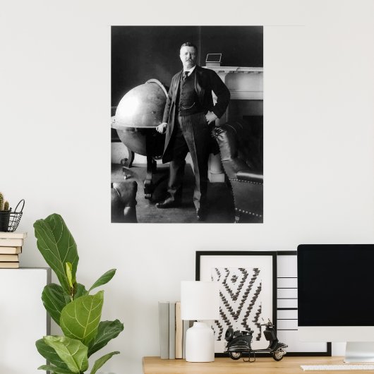 Präsident Theodore Roosevelt Poster (Heimbüro)