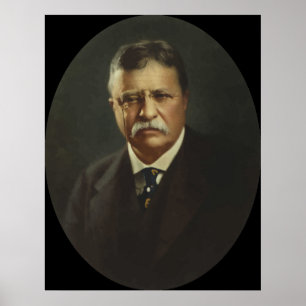 Präsident Theodore Roosevelt Poster